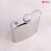 Archies Silver Stainless Steel Hip Flask